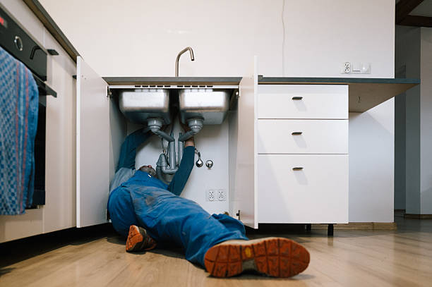 Professional Plumbing technician working in Occoquan, VA